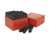Sealey AK8298 Letter & Number Punch Set 10mm 36pc