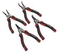 Sealey AK8457 4pc 180mm Circlip Pliers Set , Black