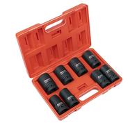 Sealey Ak888M Impact Socket Set 8Pc Deep 1Sq Drive - Metric