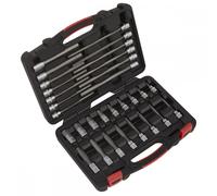 Sealey 30 Piece 3/8" Drive Hexagon Socket Bit Set