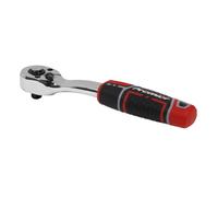 Sealey AK8937 Premier Offset Ratchet Wrench with Flip Reverse 1/4"Sq Drive