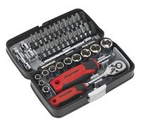 Sealey AK8945 Socket & Bit Set 38pc 1/4"Sq Drive