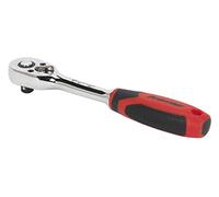 Sealey AK8946 Ratchet Wrench 1/4inSq Drive Pear-Head Flip Reverse