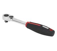 Sealey Ak8980 Ratchet Wrench 1/4In Sq Drive Compact Head 72T Flip Reverse
