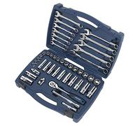 Sealey AK8996 46pc 3/8"Sq Drive Socket and Spanner Set WallDrive® - Metric