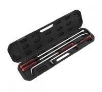 Sealey AK9100 Pry Bar Set 4Pc Heavy-Duty With Hammer Cap
