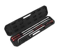 Pry Bar Set 4pc Heavy-Duty with Hammer Cap