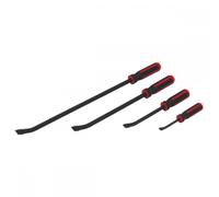 Sealey AK9105 Angled Pry Bar Set 4Pc Heavy-Duty With Hammer Cap