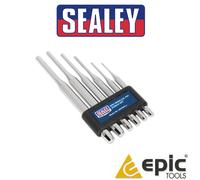 Sealey AK9128 6 Pce Parallel Pin Punch Set Diameter 2-8mm