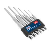 Sealey AK9128 Premier Parallel Pin Punch Set 6pc