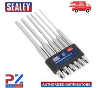 Sealey Parallel Pin Punch Set AK9128L – 6-piece 200mm