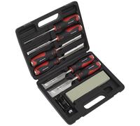 Sealey AK9240 Hammer-Thru Wood Chisel 8Pc Set