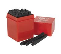 Sealey AK9296 Letter & Number Punch Set 4mm 36pc