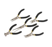 Sealey Ak937 Mini Pliers Set 5Pc Ni-Fe Finish