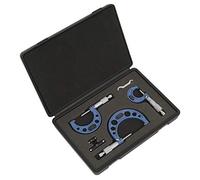 Sealey AK9651M 3 Piece Micrometer Set - Metric