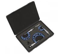 Sealey AK9651M Micrometer Set 3Pc Metric