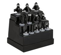 Sealey AK9912 Router Bit Set 1/4" Shank 12pc