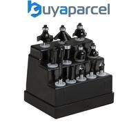 Sealey AK9912 Router Bit Set 1/4" Shank 12pc