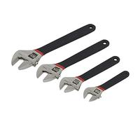 Sealey Adjustable Wrench Set AK9935 Ni-Fe Finish 4pc