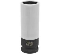 Sealey SX0421 Alloy Wheel Impact Socket 1/2inSq Drive - 21Mm Star Profile For Hyundai