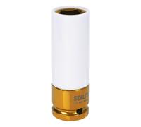 Sealey Alloy Wheel Impact Socket 19mm 1/2" Square Drive Wheel Nut Impact Socket