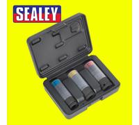 Sealey Sx039 Alloy Wheel Ultra-Power Impact Socket Set 3Pc 1/2Sq Drive