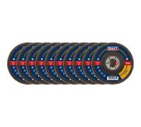 Assorted Grit Flap Discs Aluminium Oxide Ø115mm Ø22mm Bore - Pack of 10