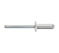 Sealey Aluminium Blind Rivet Standard Flange 6.4 x 19.5mm 200 Pcs