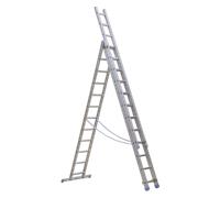 Sealey ACL312 Aluminium Extension Combination Ladder 3x12 EN 131