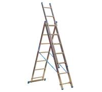 Sealey Extension Combination Ladder 3 x 7 Aluminium - BS EN 131 ACL307