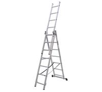 Sealey ACL307 Extension Combination Ladder 3 x 7 Aluminium - EN 131