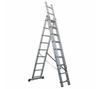 Sealey Aluminium Extension Combination Ladder 3x9 EN 131 - ACL3