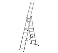 Sealey ACL3 Aluminium Extension Combination Ladder 3x9 EN 131