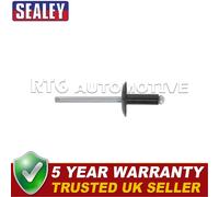 Sealey Aluminium Large Flange Rivet 4 x 10mm Black Pack of 200 RAB4010L