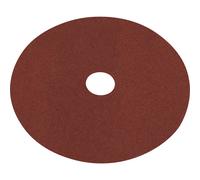 Sealey Fibre Backed Disc 115mm - 60Grit Pack of 25