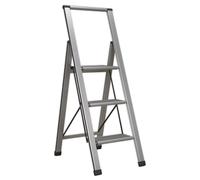 Sealey Step Ladder APSL3 Aluminium Folding 3-Step 150kg Capacity