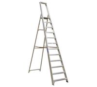 Sealey Aluminium Step Ladder 12-Tread Industrial Bs 2037/1 Axl12