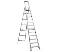 Sealey Industrial Step Ladder 12-Tread Aluminium - BS EN 131 AXL12