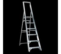 Aluminium Step Ladder 6-Tread Industrial BS 2037/1