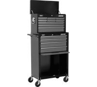 Sealey American Pro 13 Drawer Roller Cabinet and Tool Chest Black / Grey