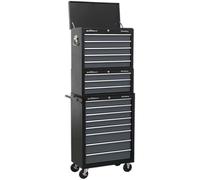 Sealey American Pro 16 Drawer Roller Cabinet and Tool Chest Black