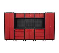 Sealey American Pro 3.3M Modular Storage System 665mm - Red Apms80Combo1