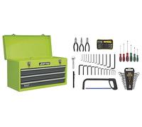 Sealey AP9243BBHVCOM 3 Drawer Portable Tool Chest With Ball-Bearing Slides & 93Pc Tool Kit