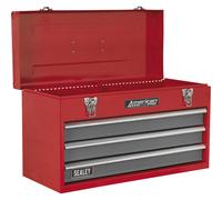Sealey American Pro 3 Drawer Tool Chest Red / Grey