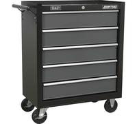 Sealey American Pro 5 Drawer Roller Cabinet Black / Grey