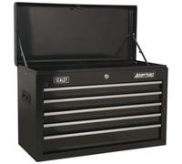Sealey AP225B Topchest 5 Drawer with Ball Bearing Slides - Black