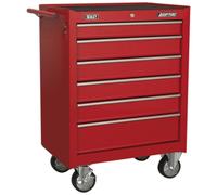 Sealey Roller Cabinet AP226 American Pro 6-Drawer - Ball-Bearing Slides - Red