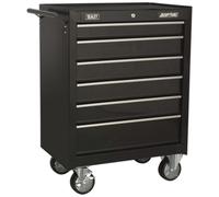 Sealey AP226B Rollcab 6 Drawer with Ball Bearing Slides - Black