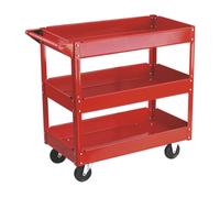 Sealey Cx108 Workshop Trolley 3-Level Heavy-Duty