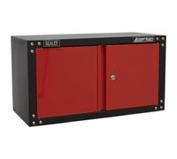 Sealey American Pro Modular 2 Door Wall Cabinet Black / Red